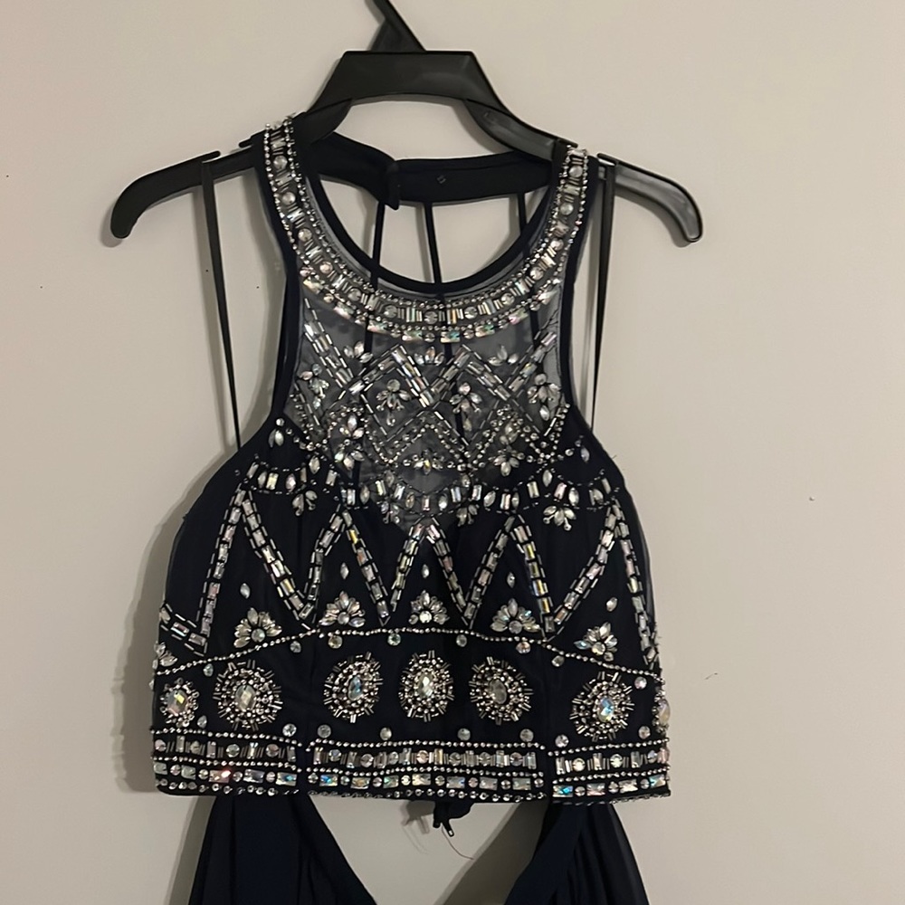 Worn once 2 piece prom dress